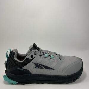 Altra Lone Peak 9 Low Hiking Shoes Womens Size 9 Grey Teal Waterproof Sneakers